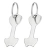2 Set Stainless Steel Shopping Trolley Releaser Key - Removable
