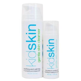 Kidskin Kidskin Gentle Skin Cleanser & Moisturizer for Kids & Teens, Hydrating Face Wash & Moisturizer for All Skin Types, Cruelty-Free & Vegan, 5 fl. oz & 2 fl. oz.