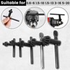 Drill Chuck Key Wrench 3/4" 5/8" 1/2" 3/8" 1/4" Carbon
