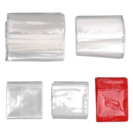 5 Packs Plastic Sausage Casings High Temperature Food Grade Inedible Ham Sausage Casing for Household Use Sausage Making