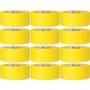 Oleitodh 12 Rolls Yellow Painters Tape Bulk 2 inch x
