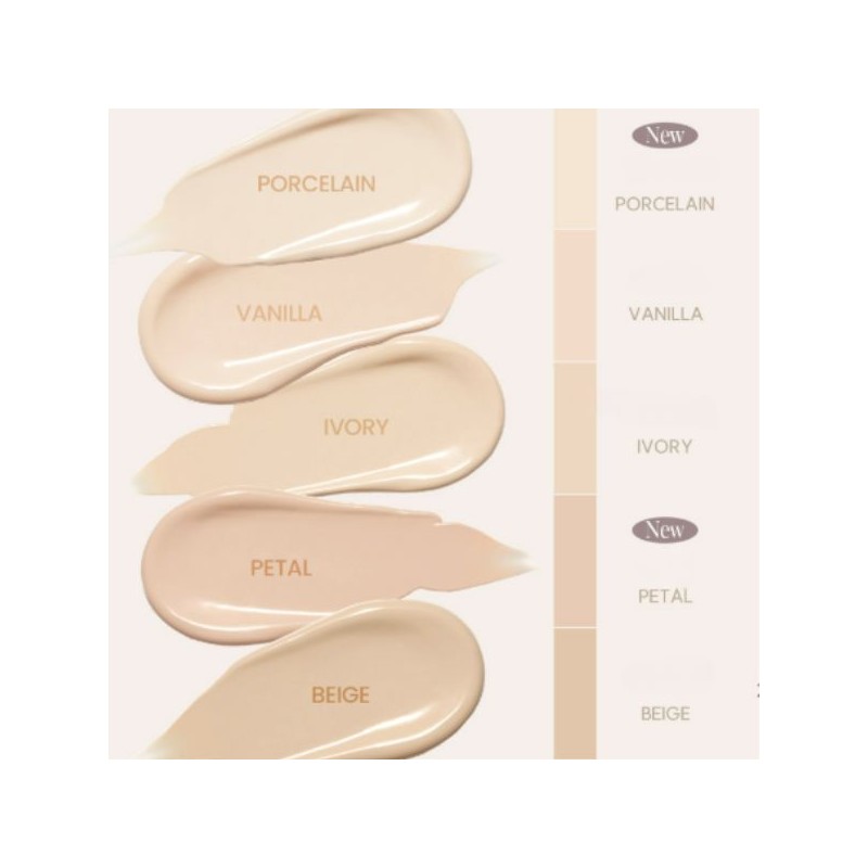 ESPOIR Be Natural Cushion SPF50+ PA++++ 14g*2ea, Color:02 Vanilla