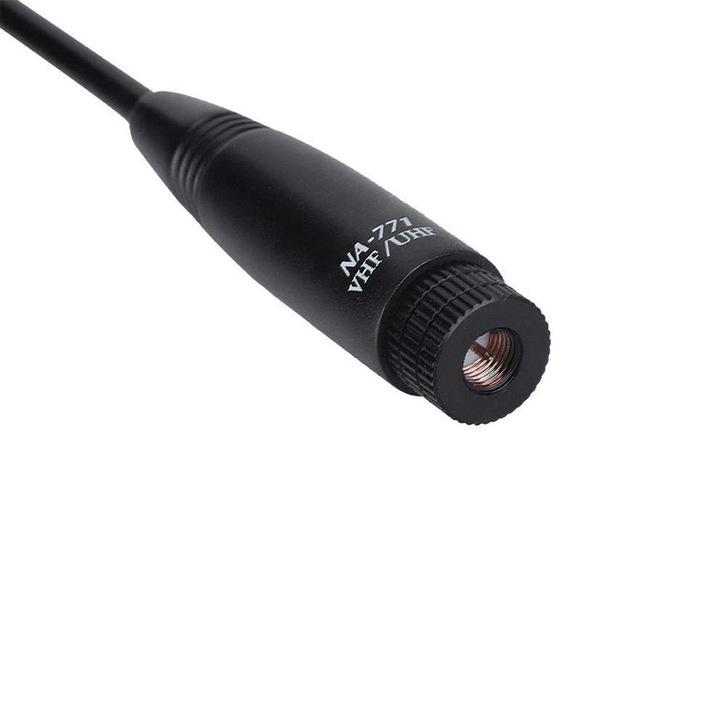 Zerone 38 cm Walkie Talkie Antenna, SMA Plug 144/430MHz Antenna