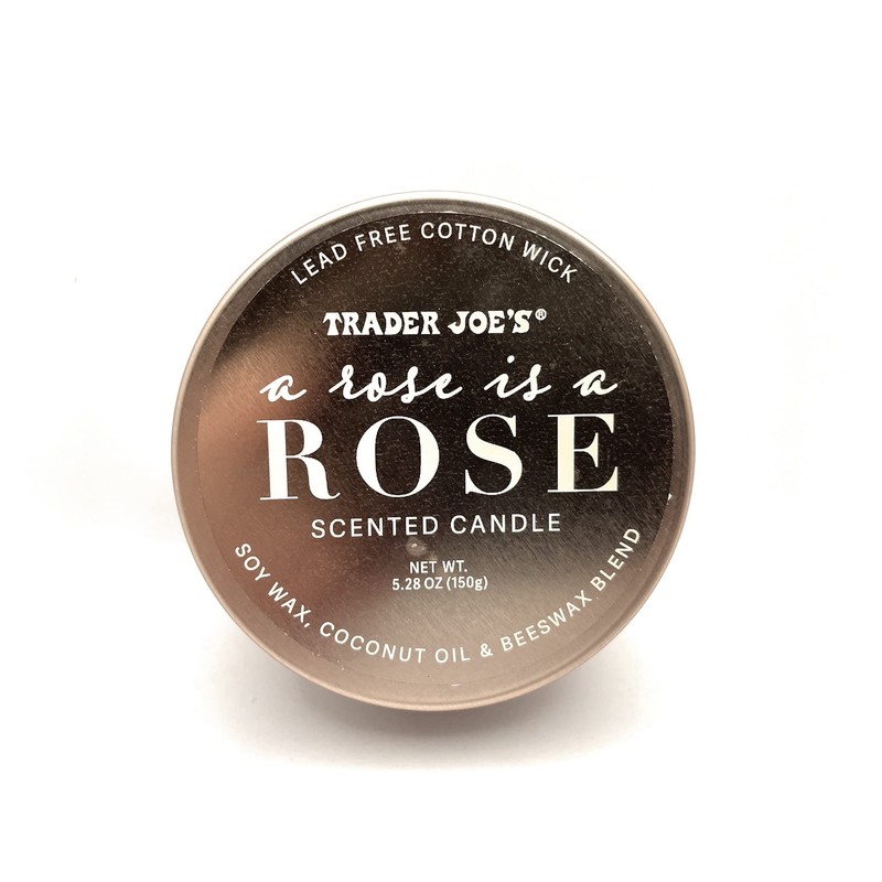 Trader Joes A Rose is a Rose Scented Candle -
