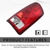 HECASA Tail Light Compatible with 02-06 Dodge Ram 1500/03-06 Dodge