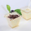 I00000 100 Pack Small Plastic Dessert Cups with Mini Spoons