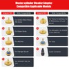 altivox Brake Bleeder Adapter Kit 17PCS, Master Cylinder Brake Bleeder