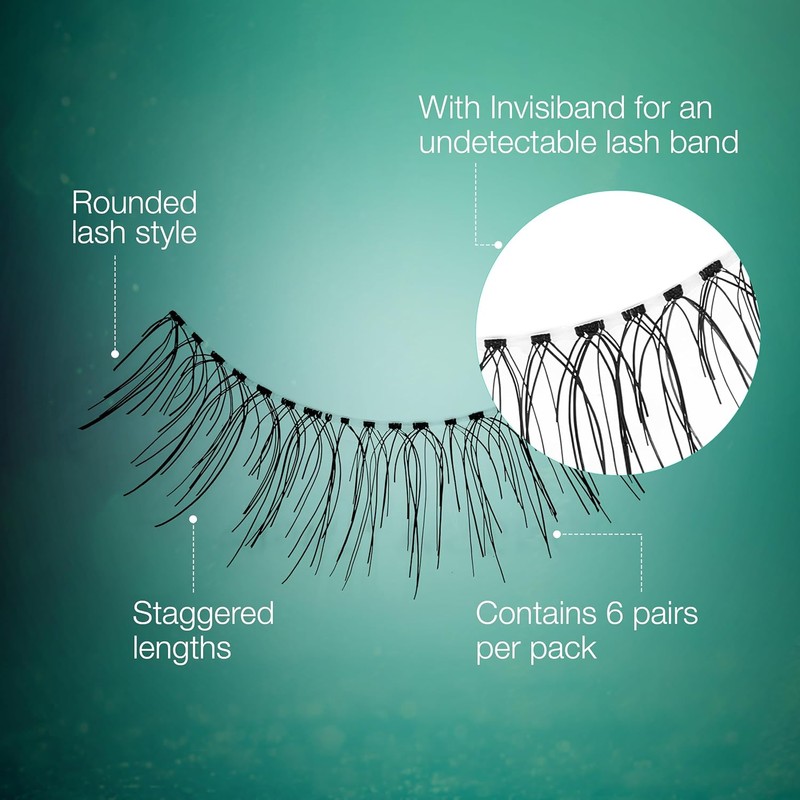 Ardell Ardel false eyelashes natural 110 black 1 pack (5