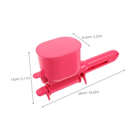 Baluue Hair Dye Brush Applicator Set Automatic Roller Dye Comb and Bowl for Precise Hair Coloring Sturdy and Waste Reducing Tool for Salon and DIY Use