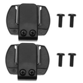 ECSiNG 2pcs Motorcycle Helmet Bluetooth Headset Intercom Bracket Bluetooth Intercom Host Bracket Mounting Clip Compatible with V6 V4 Series Motorcycle Intercom