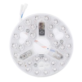 Asixxsix 5.3" LED Ceiling Light Retrofit Kit Replacement Panel Ceiling Fan 15W 3000K 4200K 6500K 3 Color Dimmable LED Ceiling Fan Light