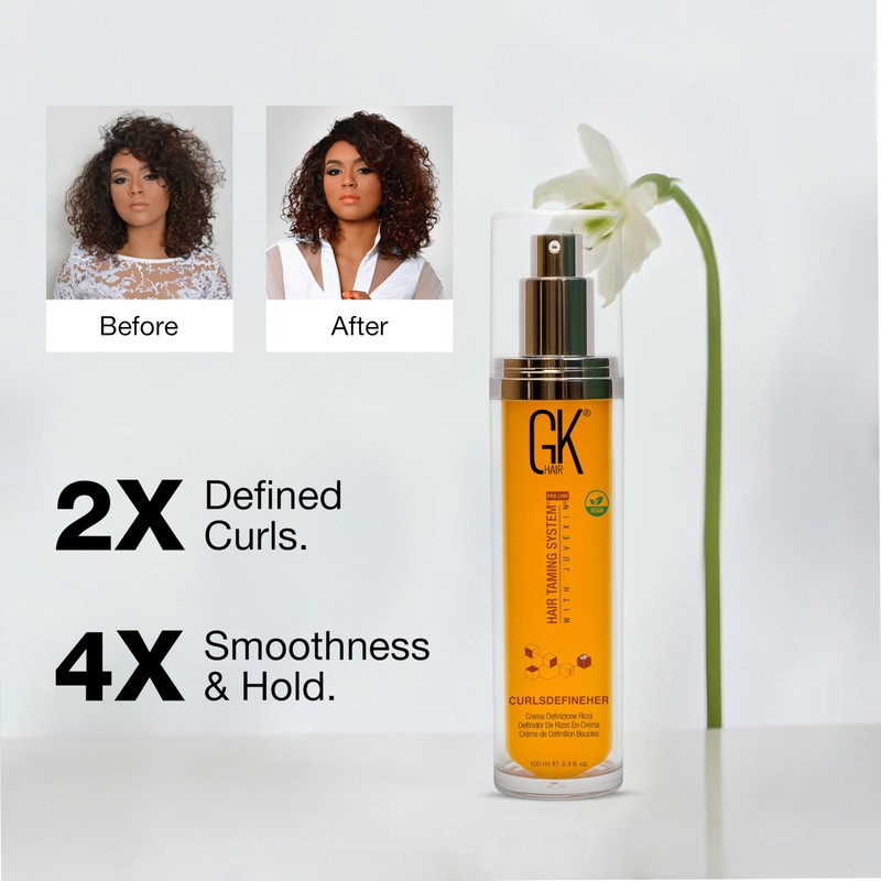 Global Keratin Hair Taming System Curls Define Her Cream For