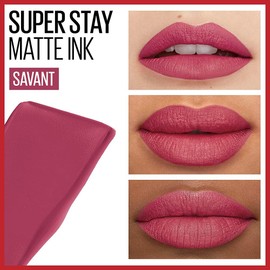 Labial líquido matte SuperStay de Maybelline – 16 h sin transferencias