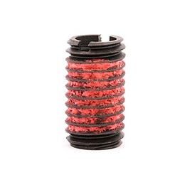 E-Z Lok Externally Threaded Insert, C12L14 Carbon Steel, Meets AISI 12L14, 3/8"-16 Internal Threads, 9/16"-12 External Threads, 1.000" Length, Made in US (Pack of 5)