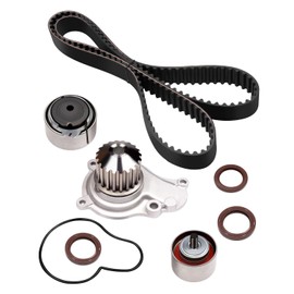 SCITOO TCKWP265 TBK151BWP Engine Timing Belt Kit with Water Pump Compatible with 2003-2010 For Chrysler PT Cruiser,2003-2008 For Chrysler Sebring,2003 For Chrysler Voyager,2003-2007 For Dodge Caravan