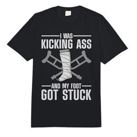 Best Broken Leg Art Men Women Kids Foot Ankle Knee Surgery Comfort Colors Adult Heavyweight T-Shirt