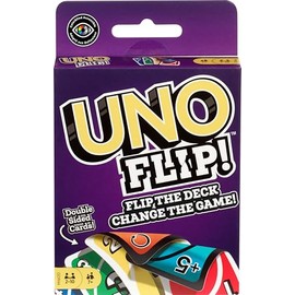 Mattel Games , UNO Juegos De Mesa Flip Nuevo Cartas 7 Años Unisex Juvenil, Multicolor, Estándar                                                       