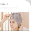 Toalla para Envolver el Cabello de Microfibra superfina 2 Piezas,