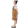 LJLB Heavy Duty Waxed Canvas Tool Apron with Adjustable Fit,