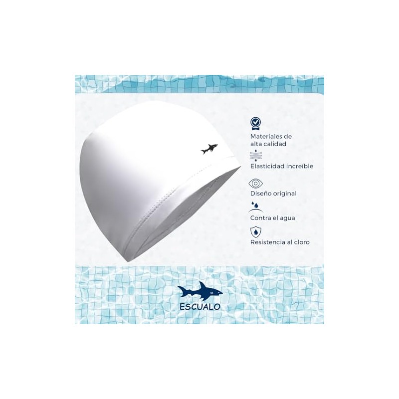 escualo Gorra para Natacion Unisex Adulto Modelo Lycra (Lycra) Unitalla,