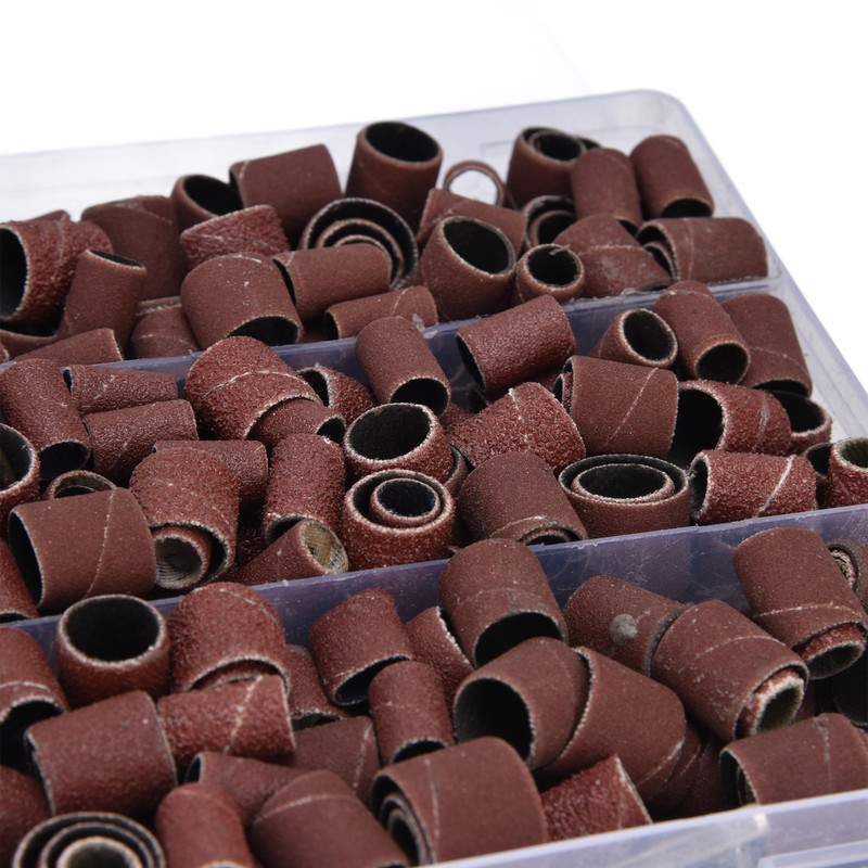 384Pcs Sanding Drum Sleeve Set Resin Drums Mandrels for Nuclear