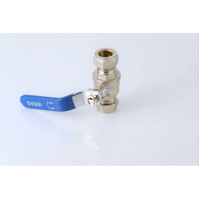 Lever Ball Valve Full Bore with Red & Blue Handle