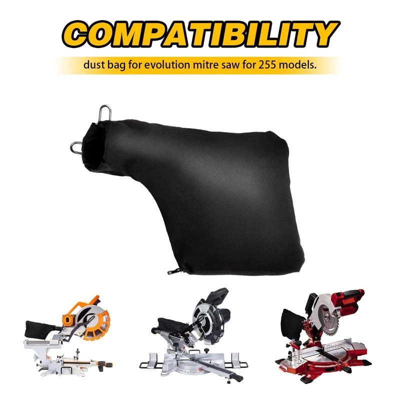 Dust Bag for Miter Saw 255 Model, Adjustable Bracket Size