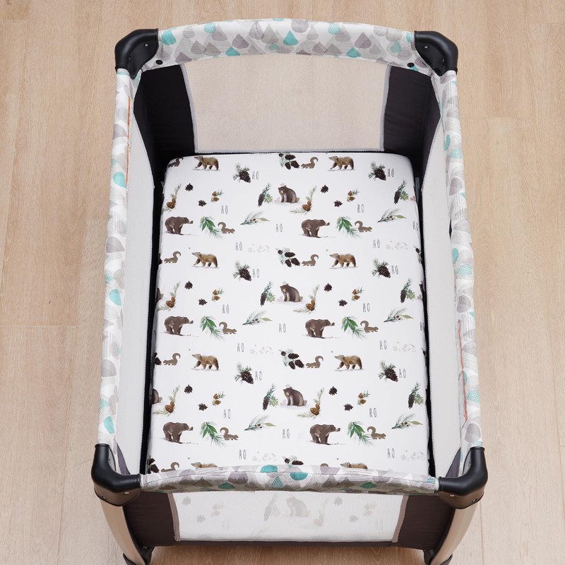 david's kids 3 Pack Mini Crib Sheets, Ultra Soft Comfy