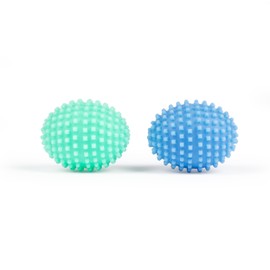 Beldray Tumble Dryer Balls - Set of 2, Reusable Washing Balls, Reduce Creases/Wrinkles from Laundry, Save Time On Ironing, Dry Clothes Faster, Soften Clothing, Non-Melting, Reusable, Blue/Mint
