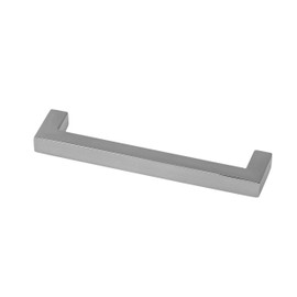 Gedotec Lexus Furniture Handle 96 mm Square Bar Handle for Kitchen Shop & Cabinet Doors Drawer Handle Chrome-Plated Polished Kitchen Handle Solid Chrome 1 Piece Door Handle Cabinet Includes Screws