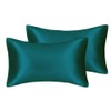 Juwenin Bedding,Super Soft and Luxury Silky Satin Pillowcase with Zipper