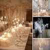 Vpang Round Crystal Pearls Beads String Garland for Christmas, Valentine,