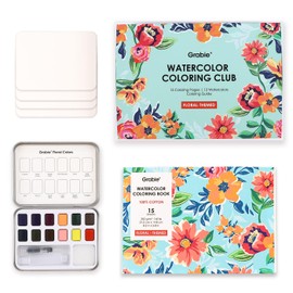 Grabie Quarterly Watercolor Coloring Club