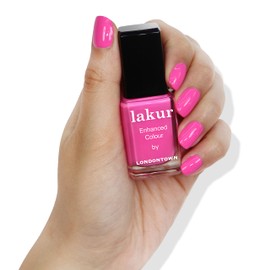 LONDONTOWN LAKUR Nail Polish, Nail Lacquer, Berry Punch, Shade of Pink, 1 ct.