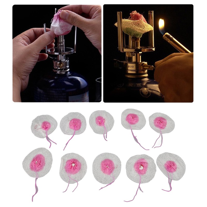 30Pcs Camping Gas Lantern Lamp Mantle Portable Simple Installation Hiking