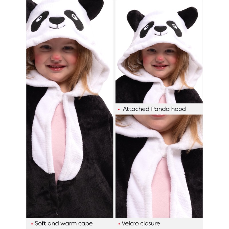 Rubies S8949-XS Super Panda Inf Cape Costume, Multicoloured, XS (2-3