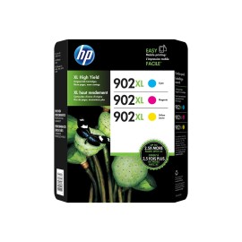 HP 902XL High-Yield Multicolor Cyan Magenta Yellow Ink Cartridges