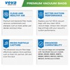 VEVA 40 Pack Premium SuperVac Vacuum Bags Style BB Work