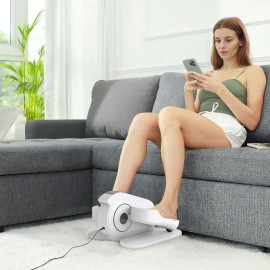 Soozier Under Desk Elliptical Machine with Remote Control, 10 Speeds