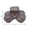 Small Bow Shaped Jaw Hair Clip with Strong Springs -