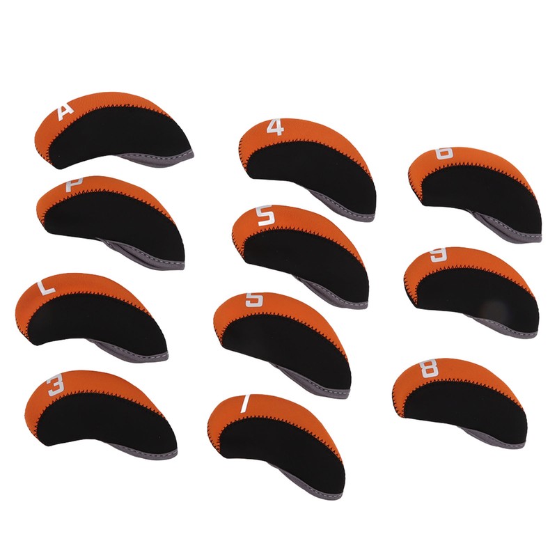 11PCS Golf Club Head Covers Neoprene Numbered Golf Club Head