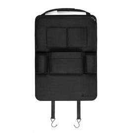 SALCAR - Protector de respaldo de asiento de coche (15 de descuento en el segundo artículo) - Funda de almacenamiento multifuncional para silla para  