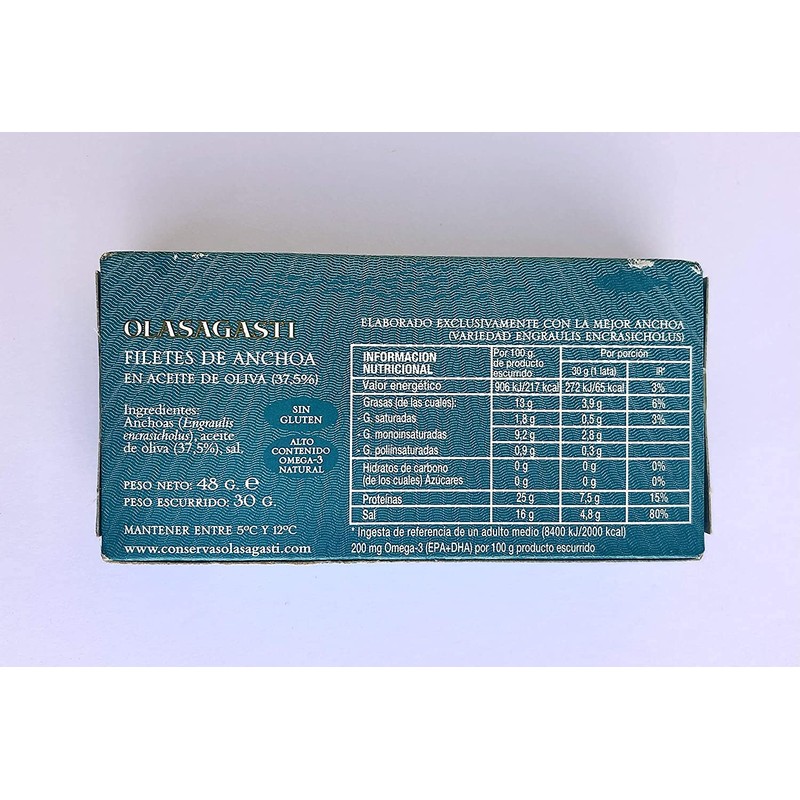 Olasagasti Canned Anchovy Fillets in Extra Virgin Olive Oil |