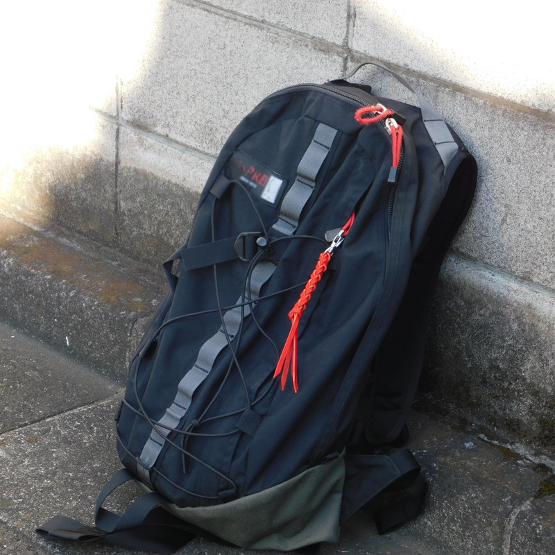 [Leather King] Hard Baseball Glove Leather Keychain (Orange)