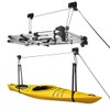 VIVOHOME Kayak Hoist 2-Pack, Overhead Garage Storage Pulley System for