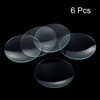 PATIKIL 80mm Diameter 6pcs Beaker Cover Smooth Edge Chamfer Arc