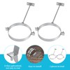 Mineye 2Pcs 8 Inch Adjustable Vent Wall Strap, Heavy Duty