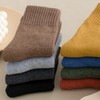 Daily brushed socks winter 5-pair set thick popular modern 5 pair set