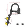 3.5X Magnification Binocular Loupes 5W LED Head Lamp Double Light