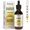 Magnesium Carbonate 500mg Liquid Drops, High Absorption Supplement with Vitamin